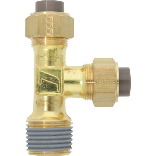 Junkosha Brass Fitting (Millimeter Series) Service Tape 12 x 9 mm PT1/2 PTB-12X9-PT1/2-BS 1 pc