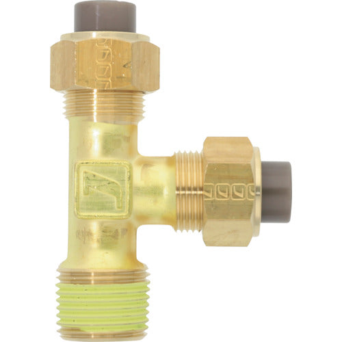 Junkosha Brass Fitting (Metric Series) Service Tape 12 x 9 mm PT3/8 PTB-12X9-PT3/8-BS 1 pc