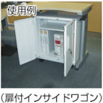TRUSCO インサイドワゴン 扉付 500X360XH600 TNKS5036W 1 台