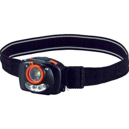TRUSCO LEDヘッドライト 125ルーメン ブラック THLC-113A-BK 1 個