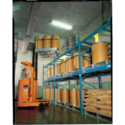 TRUSCO Aluminum Pallet, Single-Sided, Two-Way Differential Type, 1000X1000X120, TSBT-1010, 1 Piece