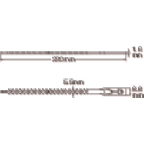 TRUSCO Cord Strap Width 6mm x Length 230mm Maximum bundling φ50 100 pieces White WLT-230 1 bag