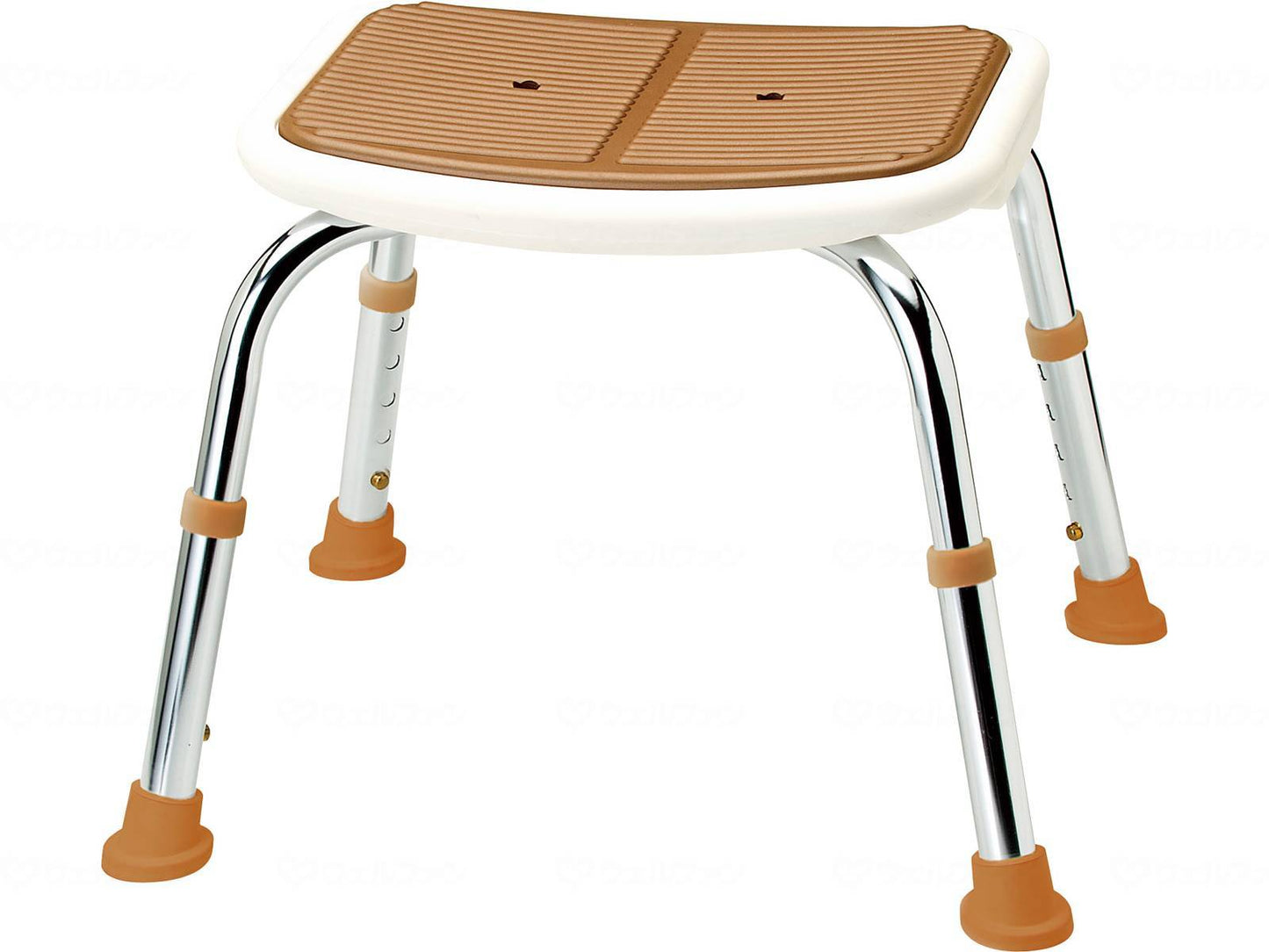 Makitec Easy Shower Bench (without back) SB-92BR Brown