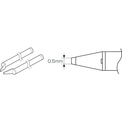 Hakko Tip CHIP 0.5L Type A1577 1 S