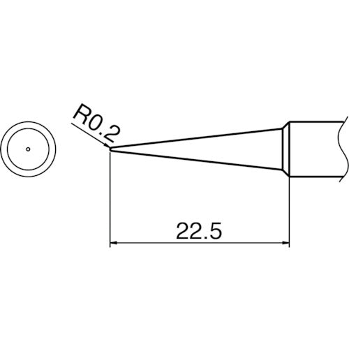 Hakko soldering tip BL type T18-BL 1 piece