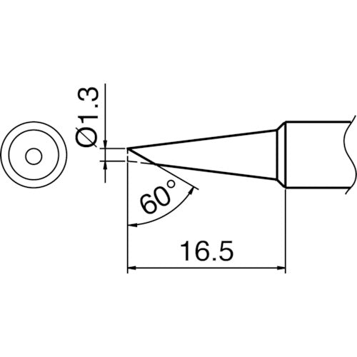 Hakko iron tip S6 type T18-S6 1 piece