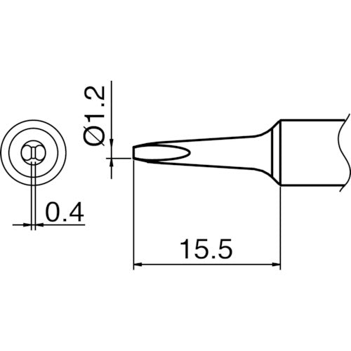 Hakko Soldering Tip S9 Type T18-S9 1 Piece