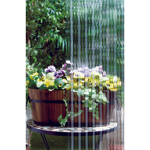 IRIS 542488 Lightweight Polycarbonate Corrugated Sheet 6ft Clear NIPC-605-CL 1 Sheet