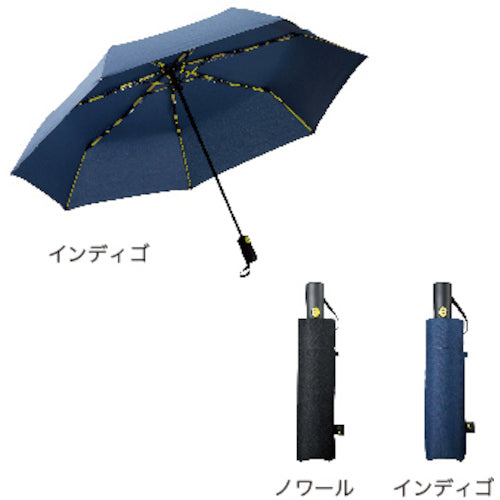 mabu 高強度折りたたみ傘ストレングスミニAUTO EVO インディゴ SMV-41222 1 本