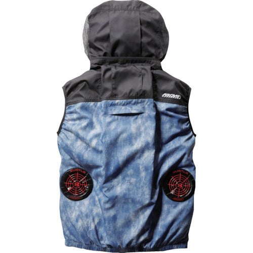 BURTLE ACベスト AC1174−45−XXL インディゴ AC1174-45-XXL 1 着