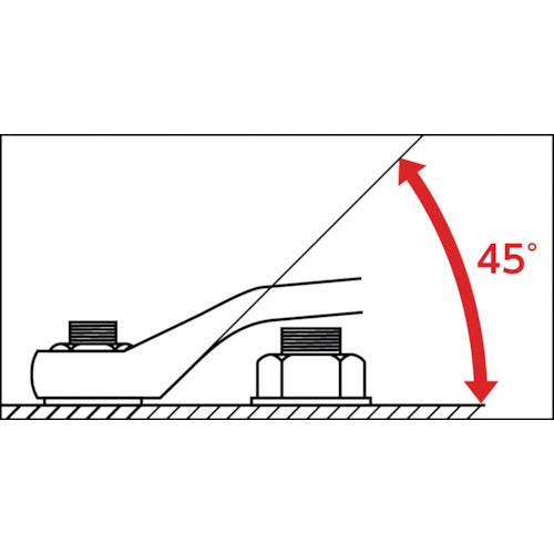 スーパー 45度両口めがねレンチセット(6丁組) S4506N 1 S