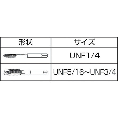 IS ジェットタップ(ポイントタップ) ユニファイねじ・細目タイプ 3/8NF24 JET-3/8NF24 1 本
