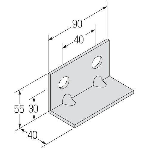 콘도텍 자립 컴피스 2홀 KP2-30-3.2SL 124AKSP2303SL 1개
