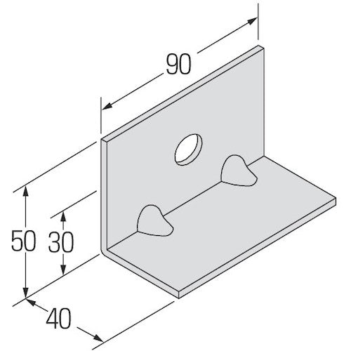 コンドーテック 自立コンピース 一つ穴 KP1−30−3.2 124AKSP1303 1 個
