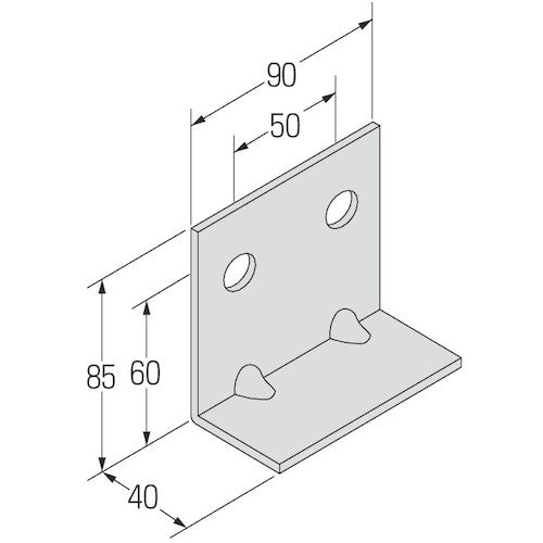 콘도텍 자립 컴피스 2구멍 KP2-60 124AKSP260 1개