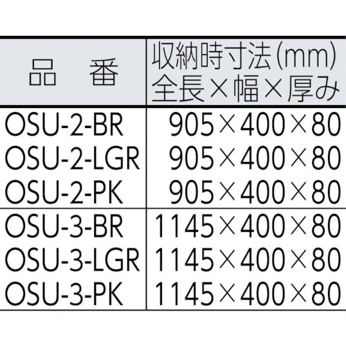 IRIS 201998 折りたたみステップ OSU−3 ピンク OSU-3-PK 1 台