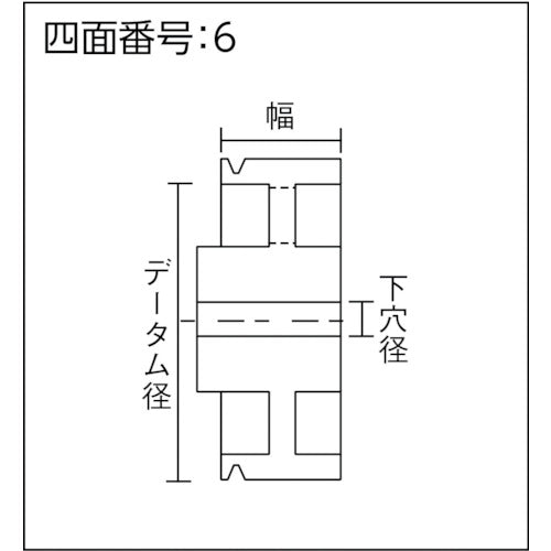 カネミツ JIS Vプーリー呼び径170 B形1本掛 JIS170XB1 1 個