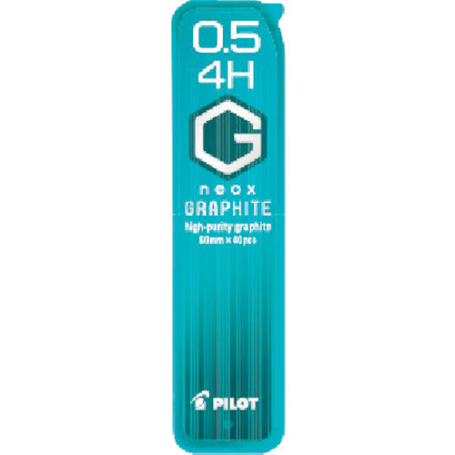 파일럿 샤프 펜 교체 심 네옥스 흑연 0.5mm 4H HRF5G-20-4H 1 CS