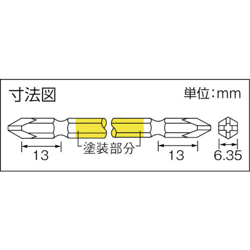 アネックス カラービット5本組 +2×110 ACM5-2110 1 PK