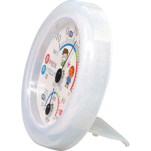 Cresel Influenza and Heatstroke Prevention Thermo-hygrometer TR-103W 1 unit
