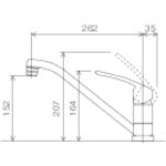KVK シングルレバー式混合栓 KM5011 1 台