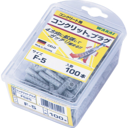 WAKAI Concrete Plug Value Pack F-5 F525 1 PK