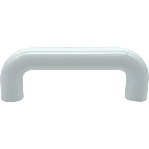 TRUSCO round bar handle PS resin white total length 80mm total height 28mm pitch 68mm pilot hole depth 15 (B1 truss tapping screw 4x30 2 pieces included) MAPS-68W 1 piece