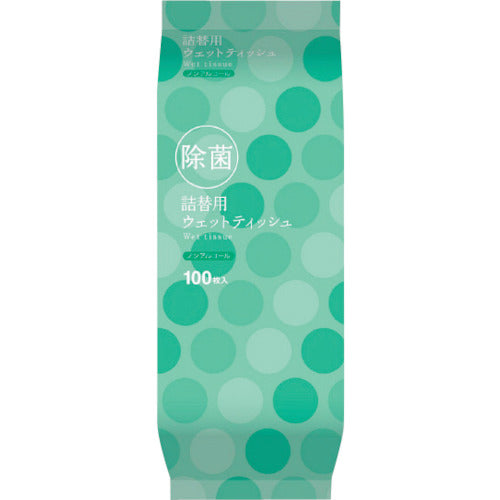 IRL ノンアルコール除菌ボトルウェット 詰替 JBI-004 1 個