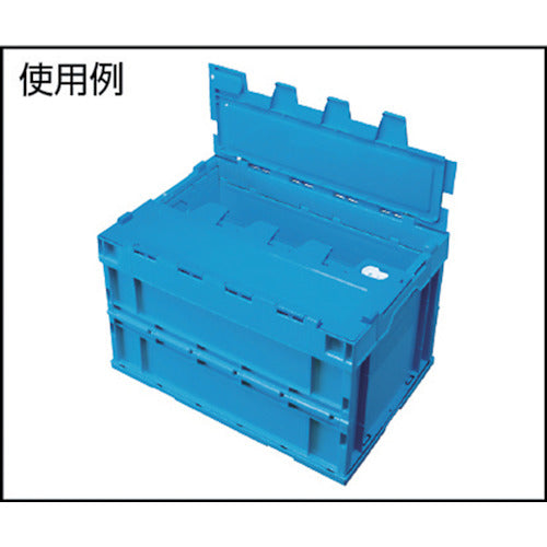 세키스이 뚜껑 일체 락 부착 오리콘 블루 5LRFSB 1개