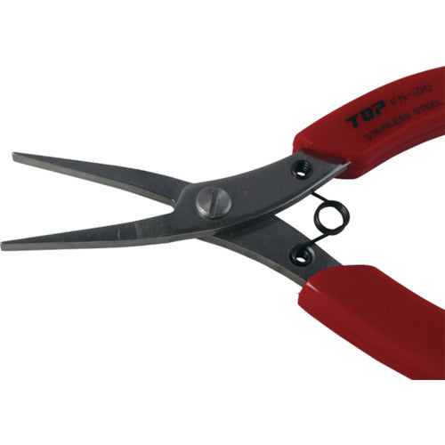 TOP 플랫 노즈 플라이어 스테인리스제 100mm FN-100 1 쵸