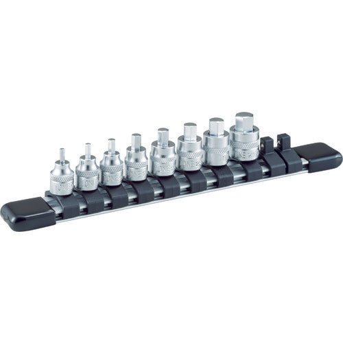 TONE ショートヘキサゴンソケットセット(ホルダー付) 8pcs HH208S 1 S