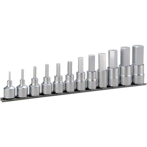 TONE ヘキサゴンソケットセット(ホルダー付) 12pcs 差込角12.7mm HH412 1 S