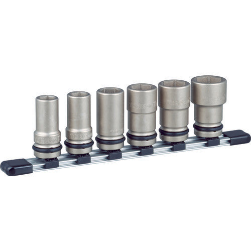 TONE 임팩트용 롱 소켓 세트(홀더 부착) 6pcs 삽입각 12.7mm HNV406L 1 S