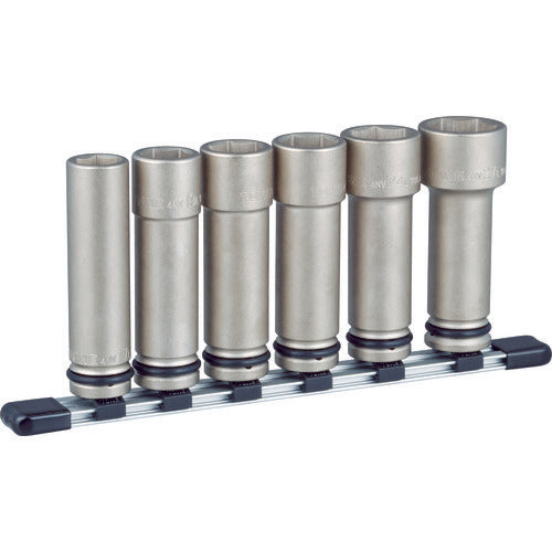 TONE 임팩트용 초롱 소켓 세트(홀더 부착) 6pcs 삽입각 12.7mm HNV406LL 1 S