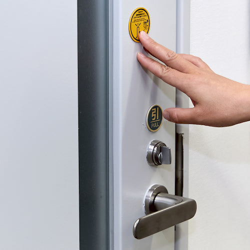 TRUSCO 抗菌スパークガード テープ仕様 45φ (4枚入) TSG-K45DRK 1 PK