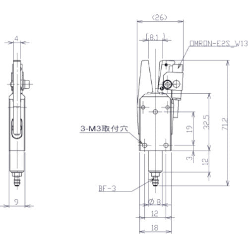 아인츠 러너 척 ES(센서 부착) CHK-ES-08-C 1개