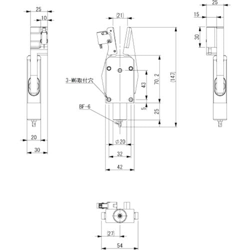 アインツ ランナーチャックEX(リミットSW付) CHK-EX2L-20-C1 1 個