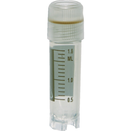 TRUSCO Cryotube (tube for freezing storage) 2ml External thread Self-supporting type 50 pieces CT2F-50OS 1 bag