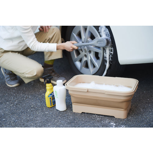 Iseto Folding Basket & Table MILARGO Khaki I-582-K 1 pc