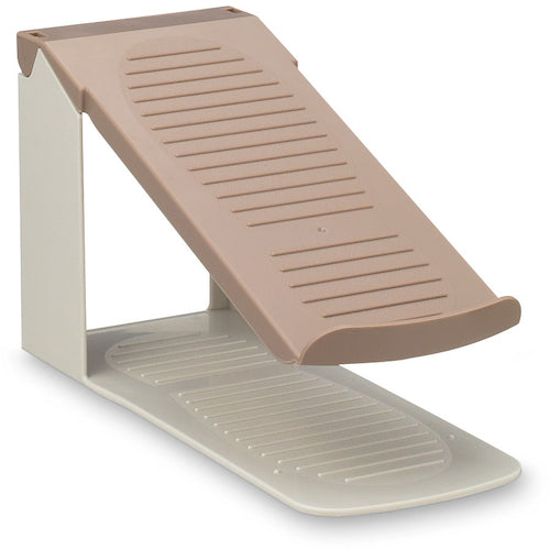 이세토 신발 수납 스페이스 1/2 2족조 브라운 I-341 1개