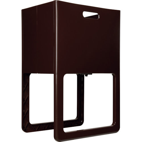 Iseto Folding Basket with Legs ACOT Chocolate Brown I-541-CB 1 pc