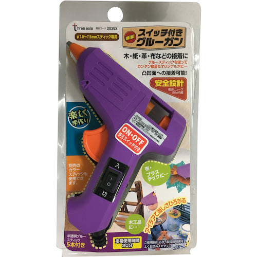 RELIEF Mini Glue Gun with Switch 20362 1 unit