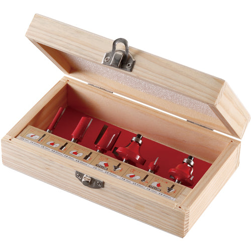 RELIEF 6-piece set of carbide trimmer bits 30660 1 S