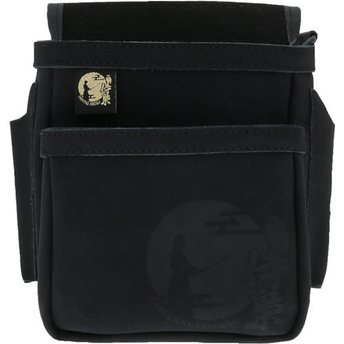 Samurai BLACK electrician waist bag 2 tiers small SRBF-7 806024107 1 piece