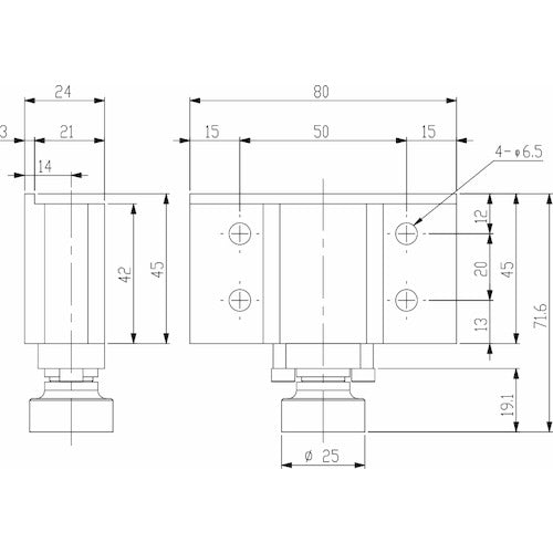 Einz Chuck One-touch, Manual, Robot Side OA1-SA 1 pc