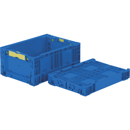 TRUSCO 오리콘 접이식 컨테이너 13.7L 다크 블루 다크 블루 TR-S14-DB 1개