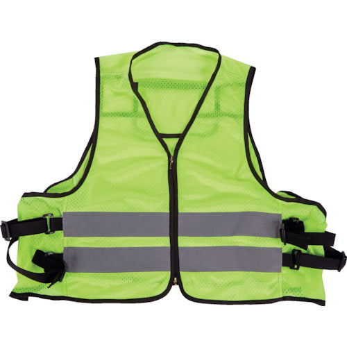 TRUSCO Safety Vest (Blade-Resistant and Puncture-Resistant) Yellow BRV-Y 1 Piece