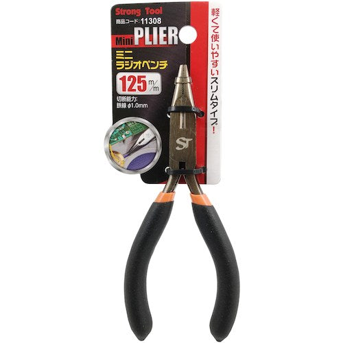 THREEAXIS Mini Radio Pliers 125mm (Hanging) 11308 1 piece