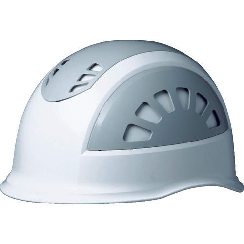 Midori Anzen ABS Helmet with Soft Cover SC-18BVRA-KP-W/GY 1 pc