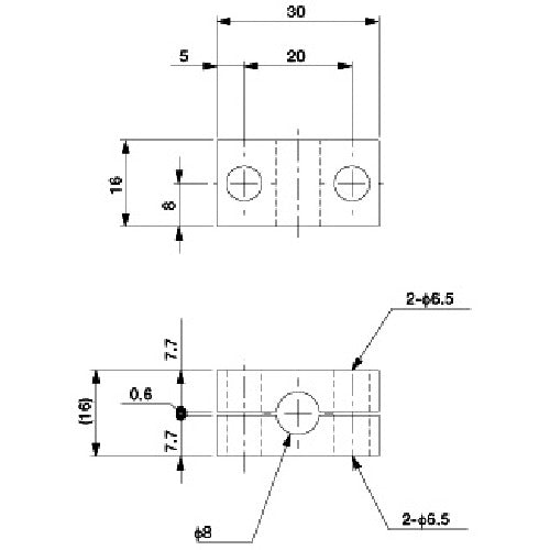 アインツ ブラケット・W・φ8 N01915-108 1 個
